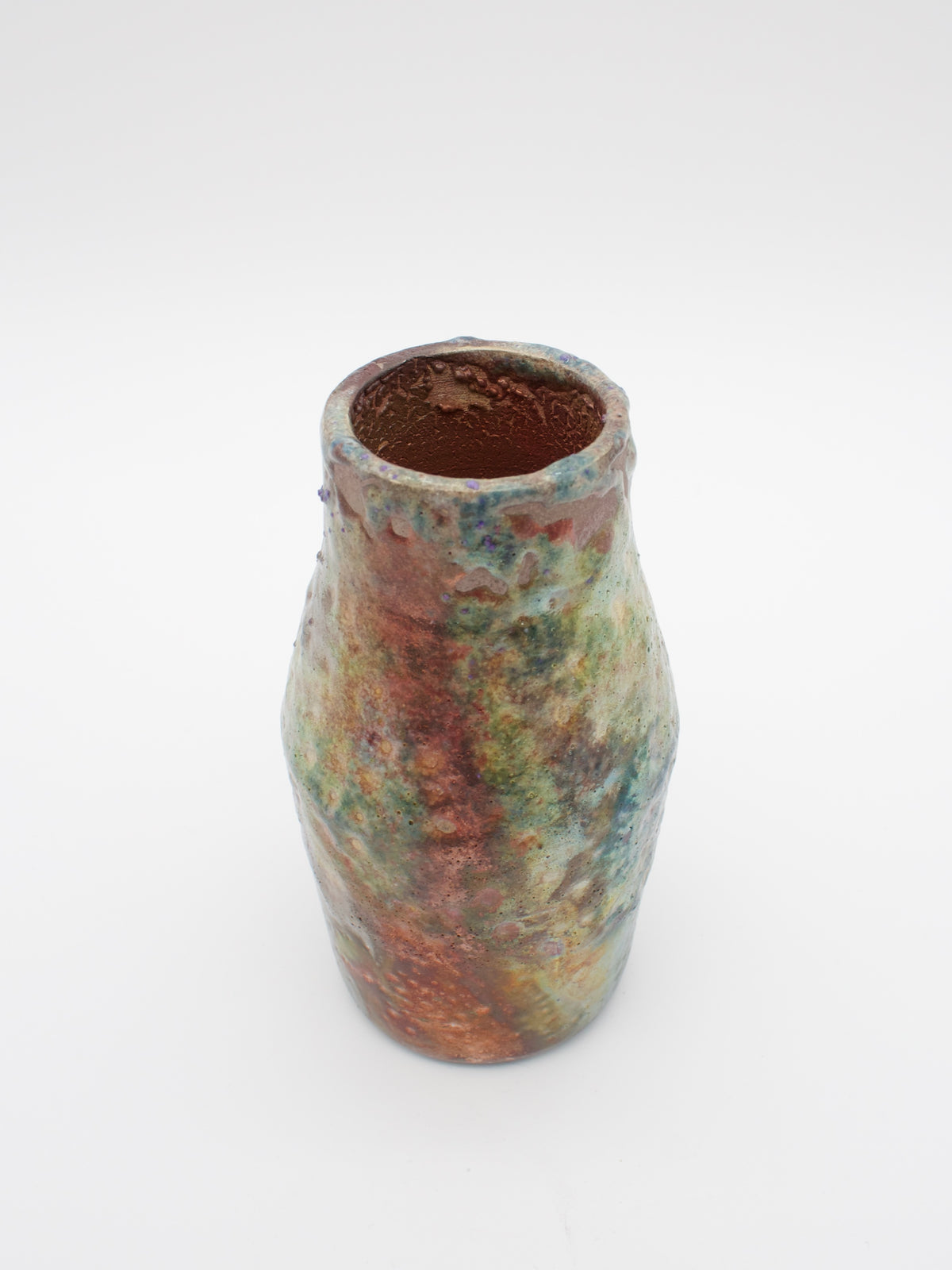 Raku Vase