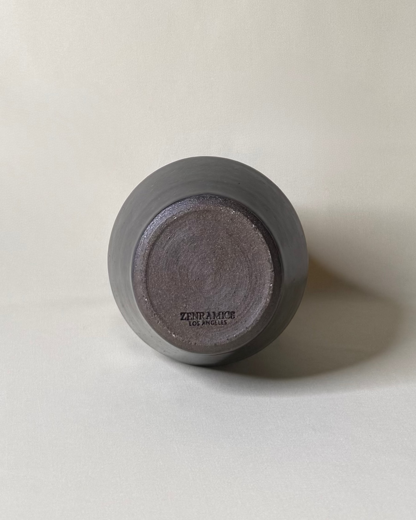Moon Phase Vase in Charcoal Black