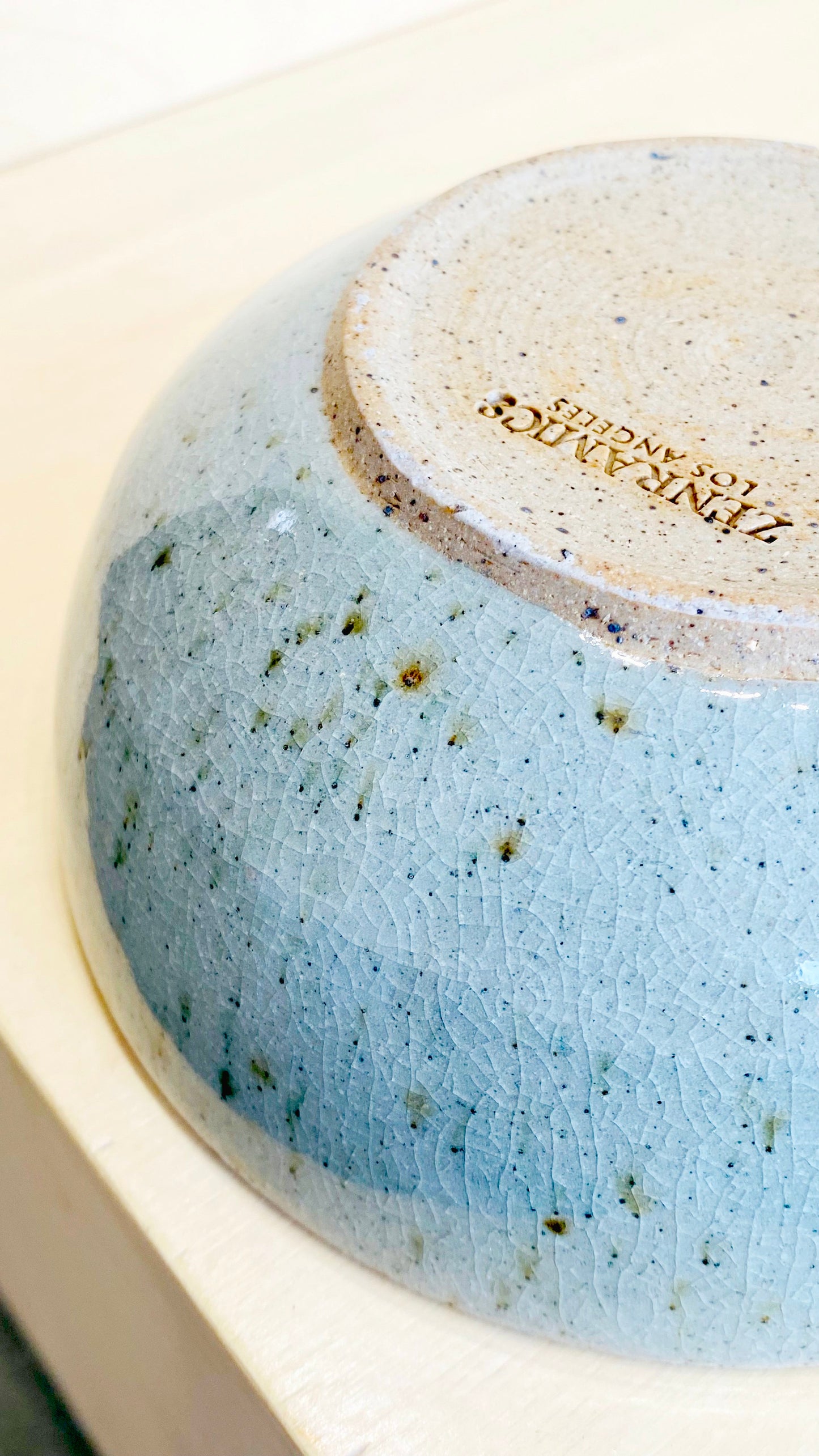 Soup Bowl Clear Glaze