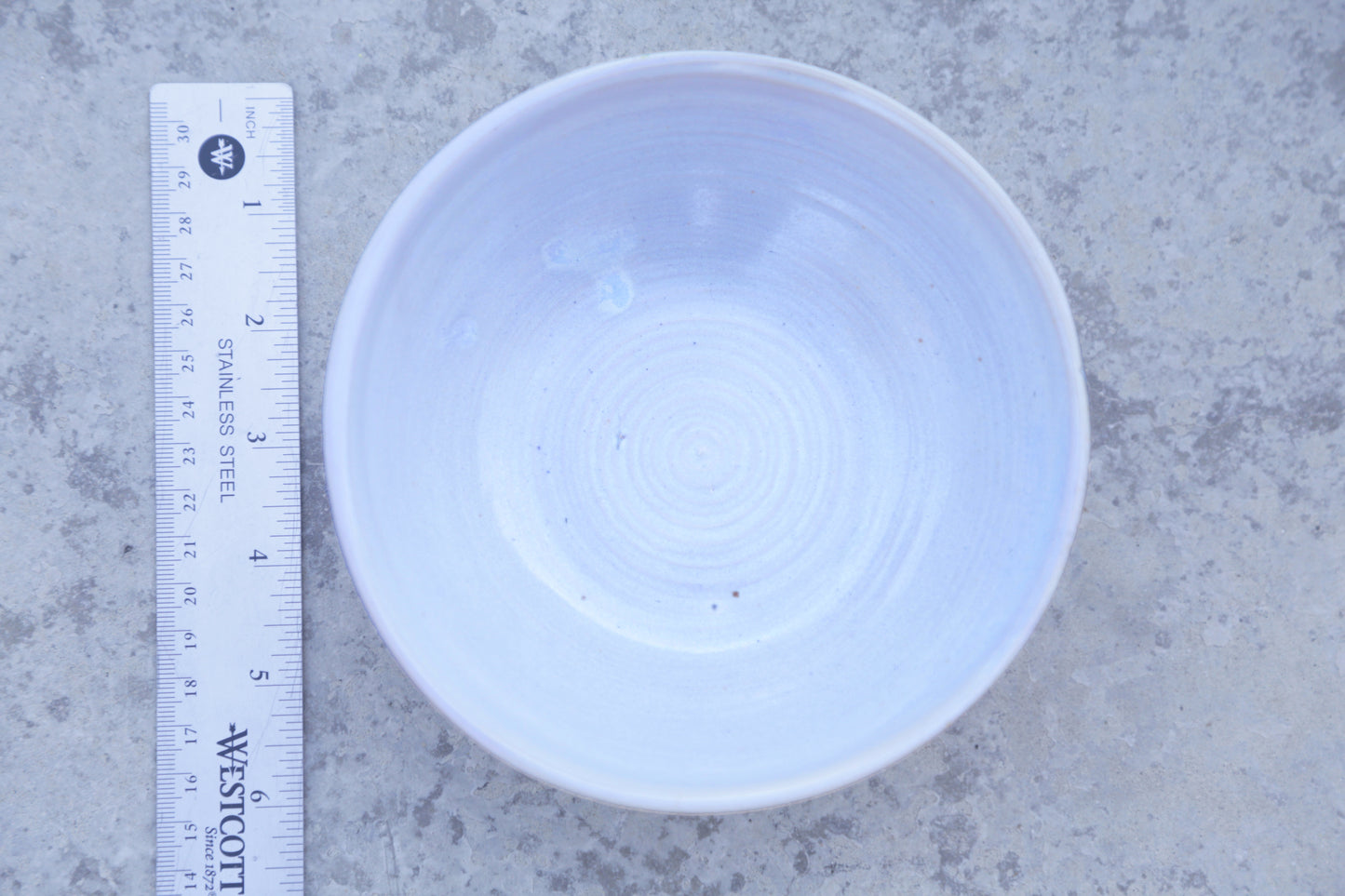 Irridescent White Medium Bowl