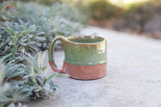 Green Glaze Santa Fe Coffee Mug