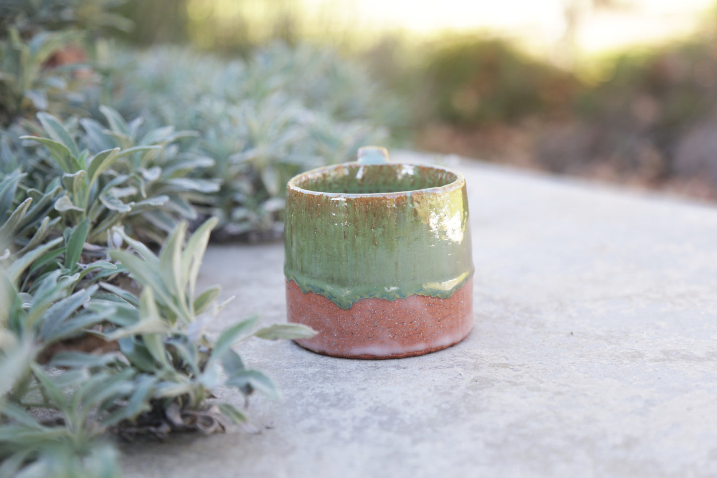 Green Glaze Santa Fe Coffee Mug