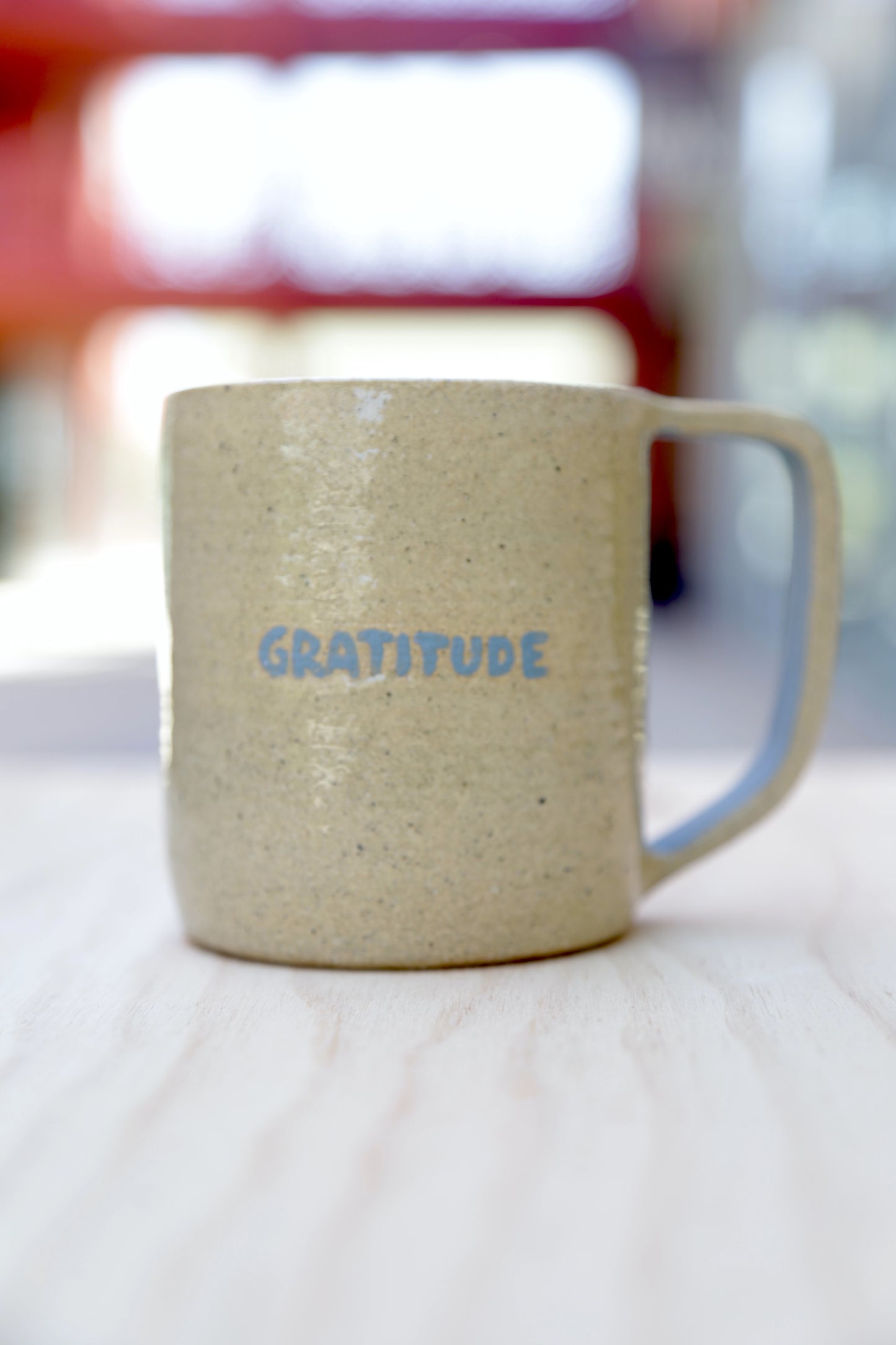 Gratitude Natural Light Blue