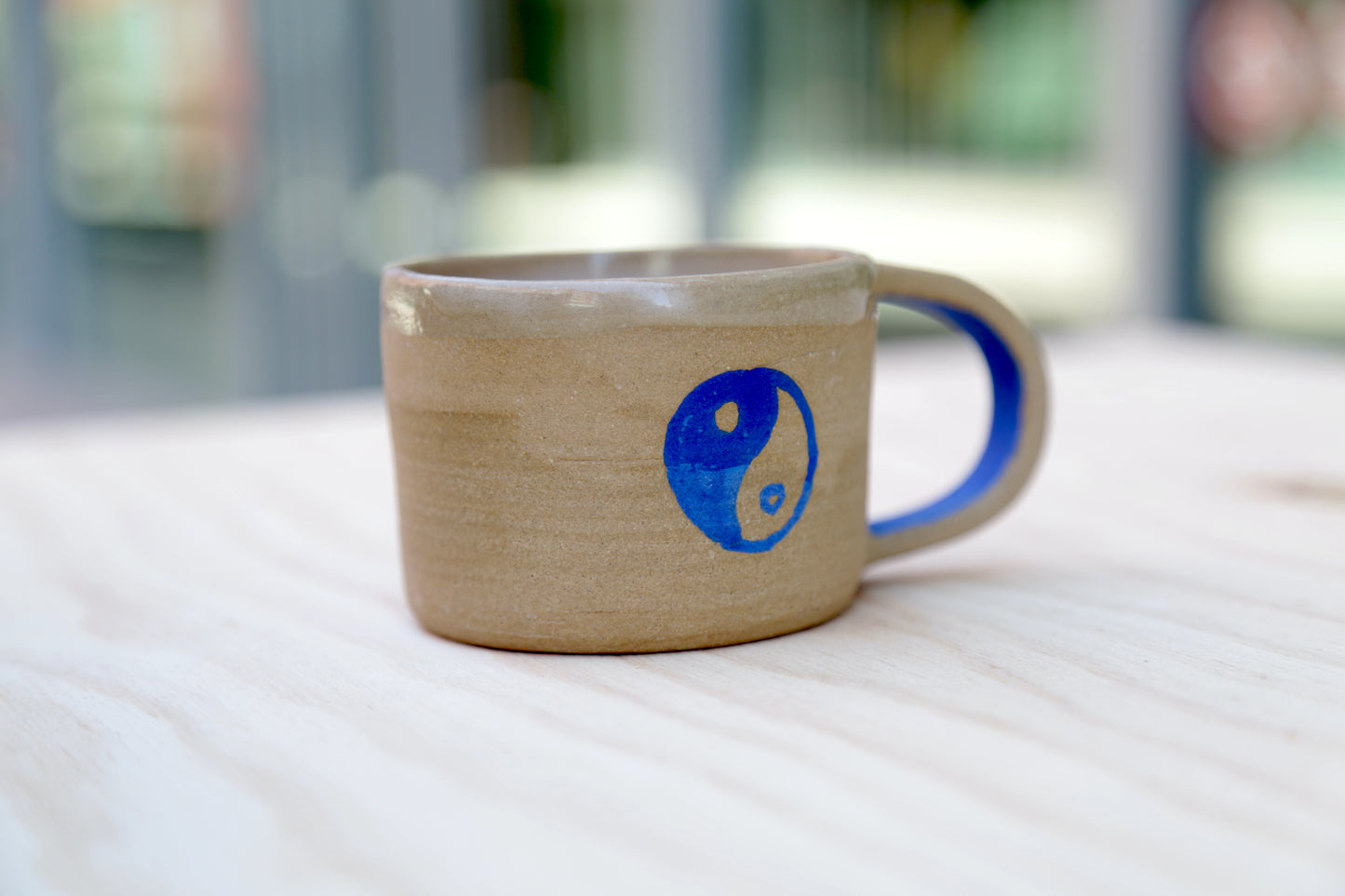 Yin Yang Blue Moroccan Tea Cups