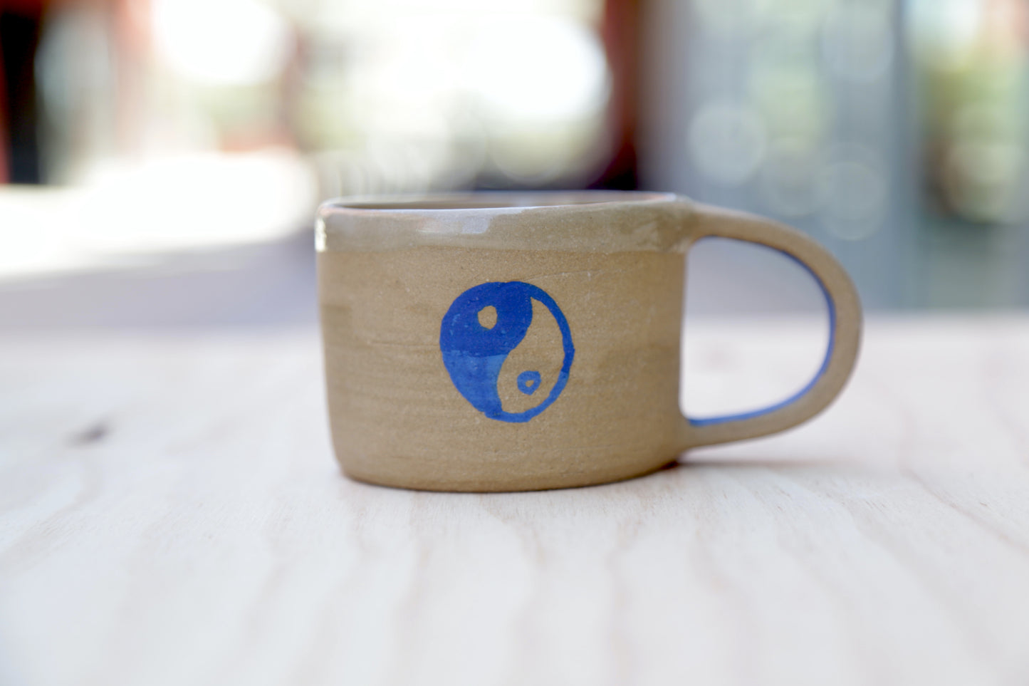 Yin Yang Blue Moroccan Tea Cups